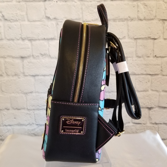 Loungefly Bambi Flower Floral Disney Mini Backpack Bag - Picture 3 of 16